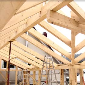 Dachkonstruktion Holz